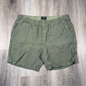 Todd Snyder Shorts Mens XL Green Drawstring Linen Resort Pocket Beach 6.5”
